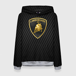 Толстовка-худи женская Lamborghini Z, цвет: 3D-меланж