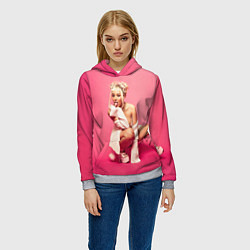 Толстовка-худи женская DOJA CAT, цвет: 3D-меланж — фото 2