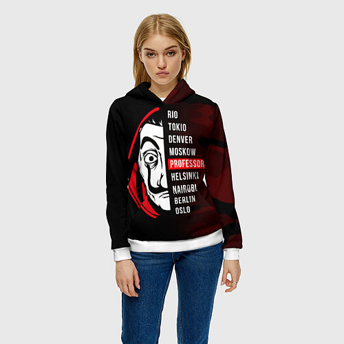 Женская толстовка La Casa de Papel Z / 3D-Белый – фото 3