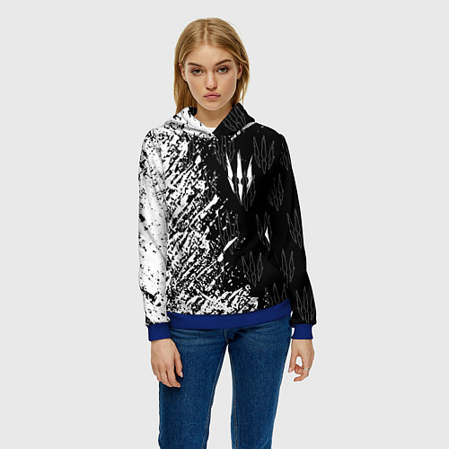 Женская толстовка The Witcher / 3D-Синий – фото 3