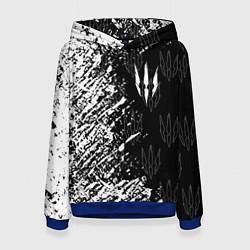 Толстовка-худи женская The Witcher, цвет: 3D-синий