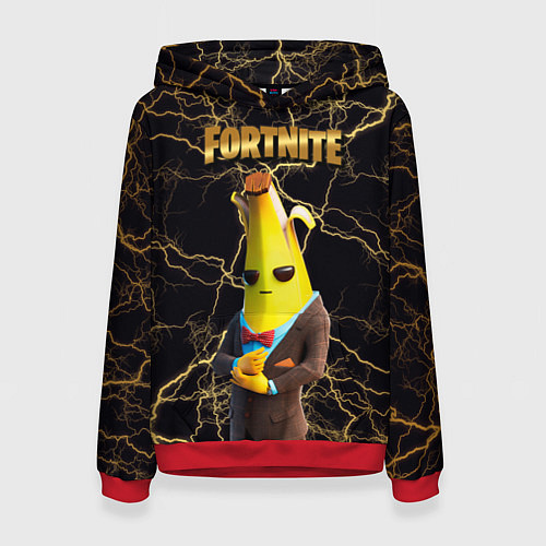 Женская толстовка Peely Fortnite / 3D-Красный – фото 1