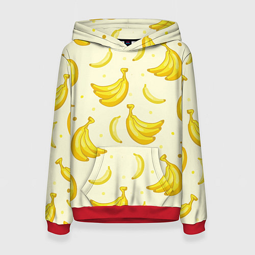Женская толстовка Банана / 3D-Красный – фото 1