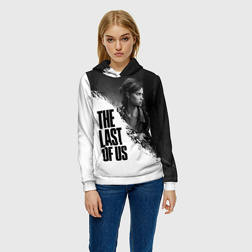 Женская толстовка THE LAST OF US 2 / 3D-Белый – фото 3