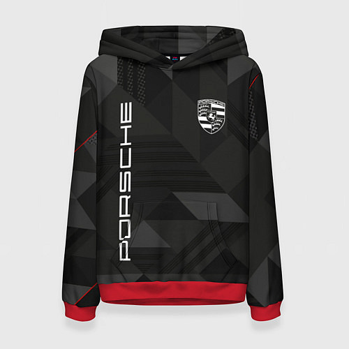Женская толстовка PORSCHE / 3D-Красный – фото 1