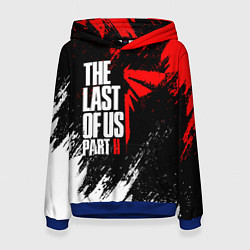 Толстовка-худи женская THE LAST OF US II, цвет: 3D-синий