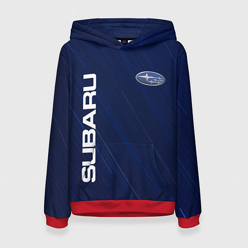 Женская толстовка SUBARU / 3D-Красный – фото 1