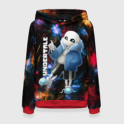Толстовка-худи женская UNDERTALE АНДЕРТЕЙЛ, цвет: 3D-красный