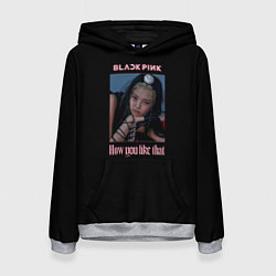Толстовка-худи женская BLACKPINK - Jennie, цвет: 3D-меланж
