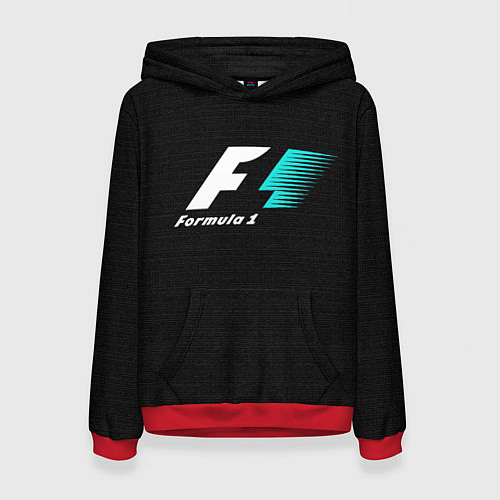 Женская толстовка Formula 1 / 3D-Красный – фото 1