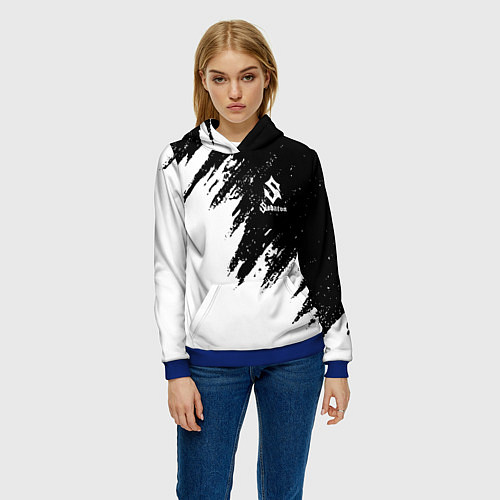 Женская толстовка Sabaton / 3D-Синий – фото 3