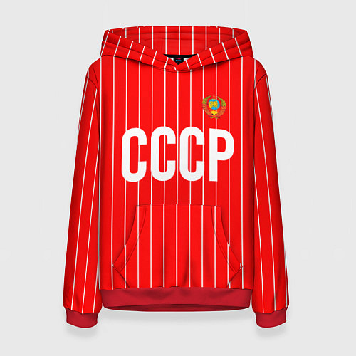 Женская толстовка Форма сборной СССР / 3D-Красный – фото 1