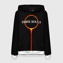Толстовка-худи женская Dark Souls, цвет: 3D-белый