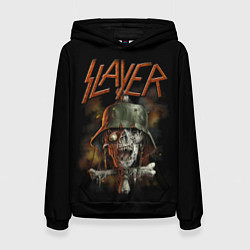 Толстовка-худи женская Slayer, цвет: 3D-черный