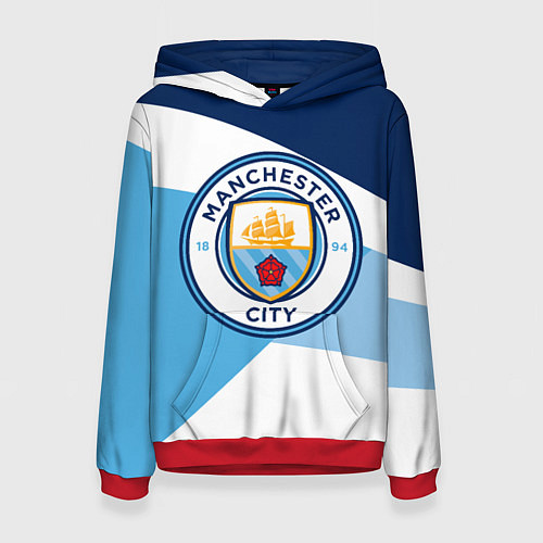 Женская толстовка MANCHESTER CITY EXLUSIVE / 3D-Красный – фото 1