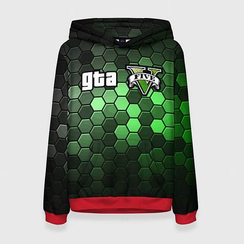 Женская толстовка GTA 5 ГТА 5 / 3D-Красный – фото 1
