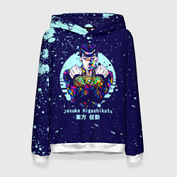 Толстовка-худи женская JoJo Bizarre Adventure, цвет: 3D-белый