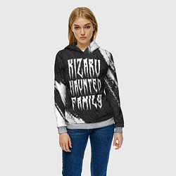 Толстовка-худи женская KIZARU КИЗАРУ, цвет: 3D-меланж — фото 2
