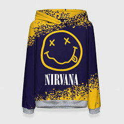 Толстовка-худи женская NIRVANA НИРВАНА, цвет: 3D-меланж