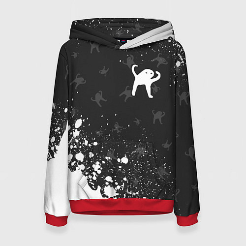 Женская толстовка ЪУЪ СЪУКА / 3D-Красный – фото 1