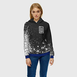 Толстовка-худи женская LINDEMANN ЛИНДЕМАНН, цвет: 3D-синий — фото 2