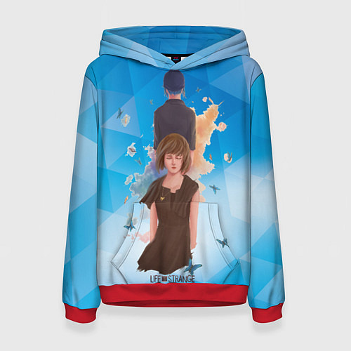 Женская толстовка Life is Strange! / 3D-Красный – фото 1
