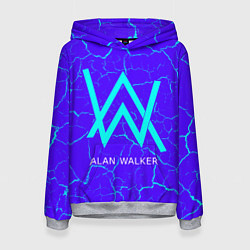 Толстовка-худи женская ALAN WALKER АЛАН УОКЕР, цвет: 3D-меланж