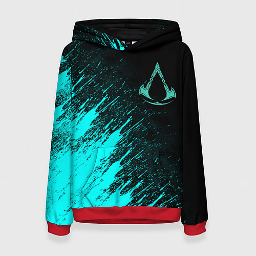 Женская толстовка Assassins Creed Valhalla / 3D-Красный – фото 1