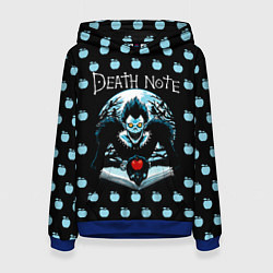Толстовка-худи женская Death Note, цвет: 3D-синий