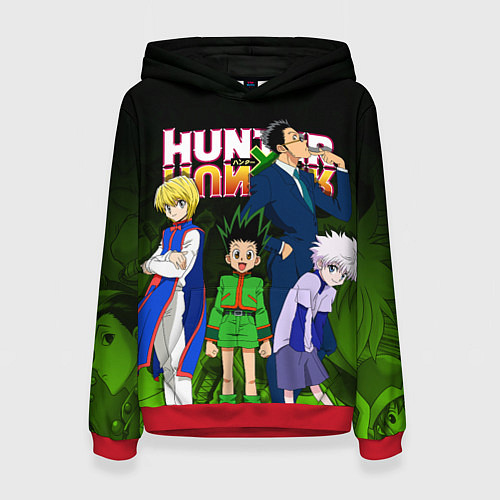 Женская толстовка Hunter x Hunter / 3D-Красный – фото 1