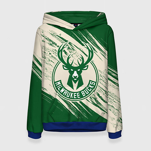 Женская толстовка Милуоки Бакс / 3D-Синий – фото 1