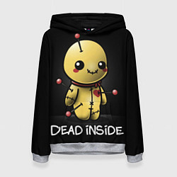Толстовка-худи женская DEAD INSIDE, цвет: 3D-меланж