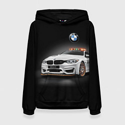 Толстовка-худи женская Safety car, цвет: 3D-черный