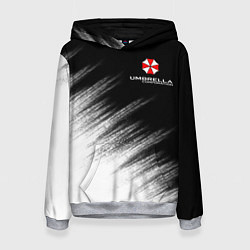 Толстовка-худи женская Амбрелла, цвет: 3D-меланж