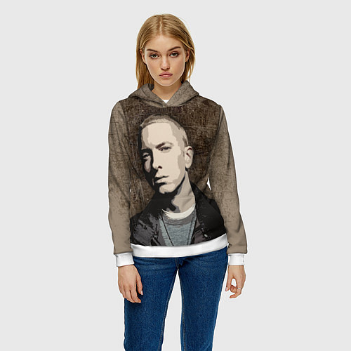 Женская толстовка EMIN?M / 3D-Белый – фото 3