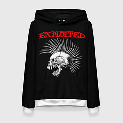 Толстовка-худи женская The Exploited, цвет: 3D-белый