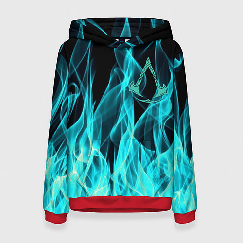 Женская толстовка ASSASSINS CREED VALHALLA / 3D-Красный – фото 1