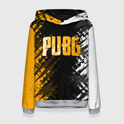 Толстовка-худи женская PUBG, цвет: 3D-меланж