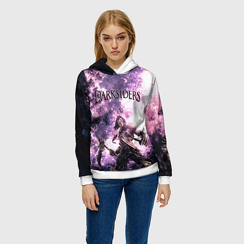 Женская толстовка Darksiders 2 / 3D-Белый – фото 3