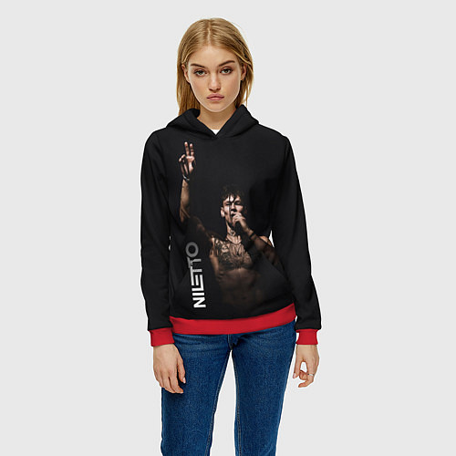 Женская толстовка NILETTO / 3D-Красный – фото 3