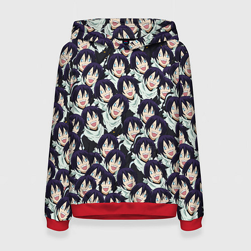 Женская толстовка ЯТО БЕЗДОМНЫЙ БОГ / 3D-Красный – фото 1