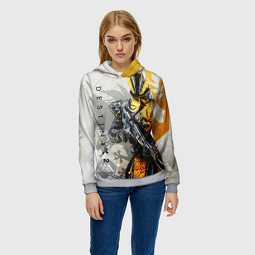 Женская толстовка DESTINY, WARLOCK / 3D-Меланж – фото 3