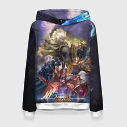 Толстовка-худи женская Mobile Legends Bang Bang, цвет: 3D-белый