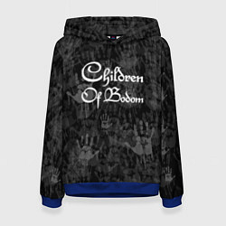 Толстовка-худи женская Children of Bodom Z, цвет: 3D-синий