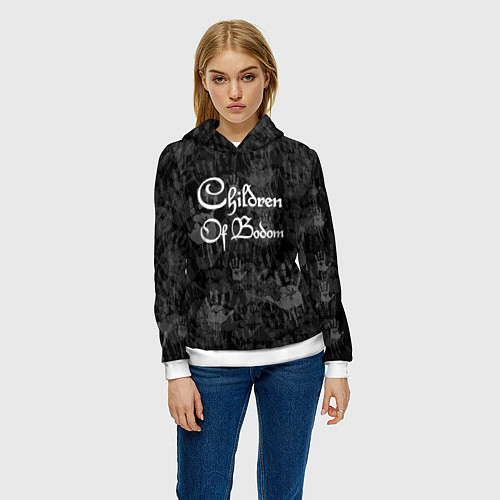 Женская толстовка Children of Bodom Z / 3D-Белый – фото 3