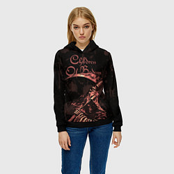 Толстовка-худи женская Children of Bodom Reaper, цвет: 3D-черный — фото 2