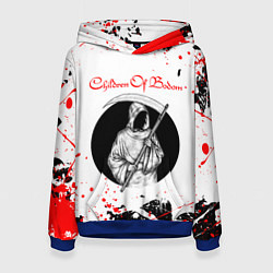 Толстовка-худи женская Children of Bodom Z, цвет: 3D-синий