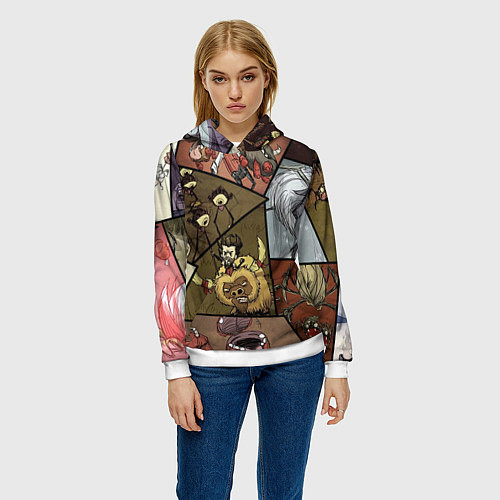 Женская толстовка Dont Starve / 3D-Белый – фото 3