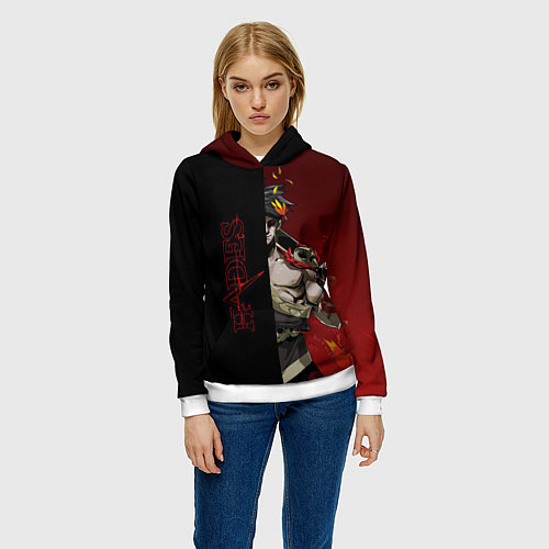 Женская толстовка Hades / 3D-Белый – фото 3