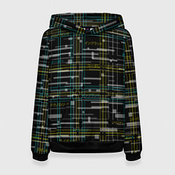 Женская толстовка Cyberpunk Tartan